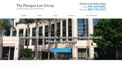 Desktop Screenshot of flaniganlawgroup.com